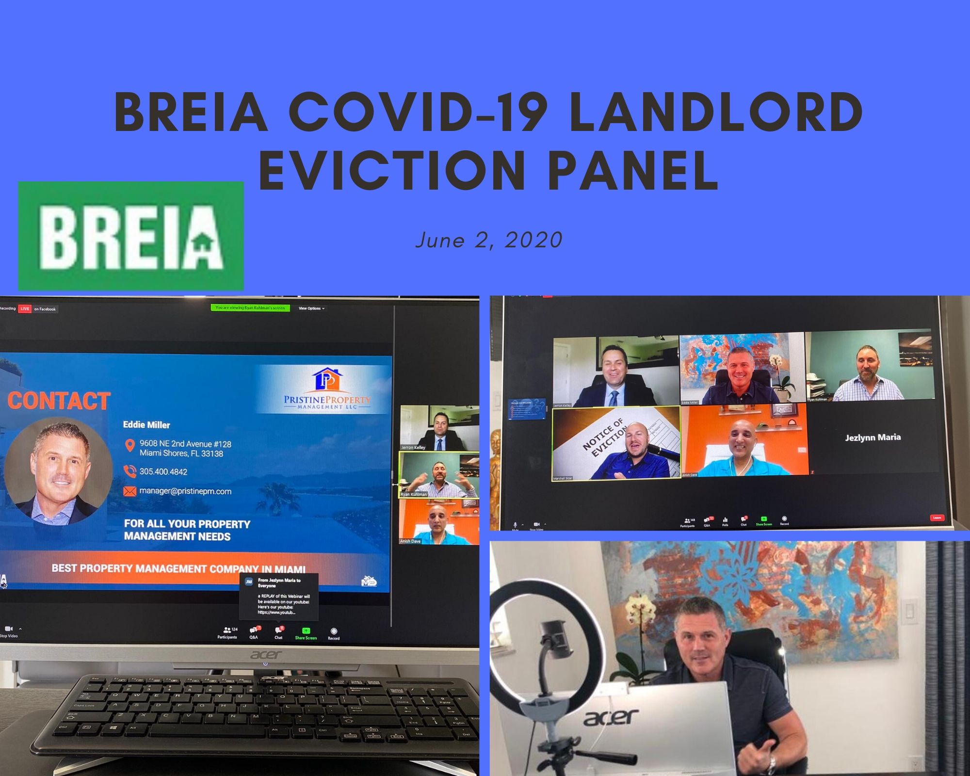 BREIA COVID-19 LANDLORD EVICTION WEBINAR: JUNE 2ND, 2020